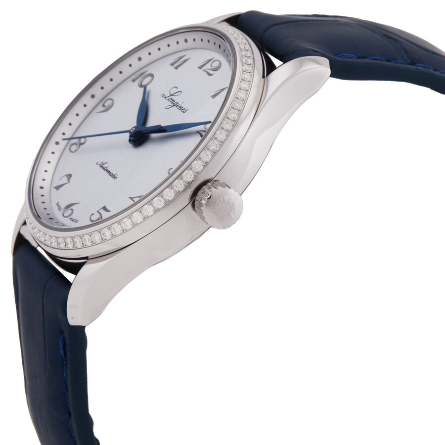 Longines Master Collection Automatic Diamond Silver Dial Watch L2.357.0.73.2 - 2