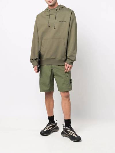 Stone Island Compass logo-patch cargo shorts outlook