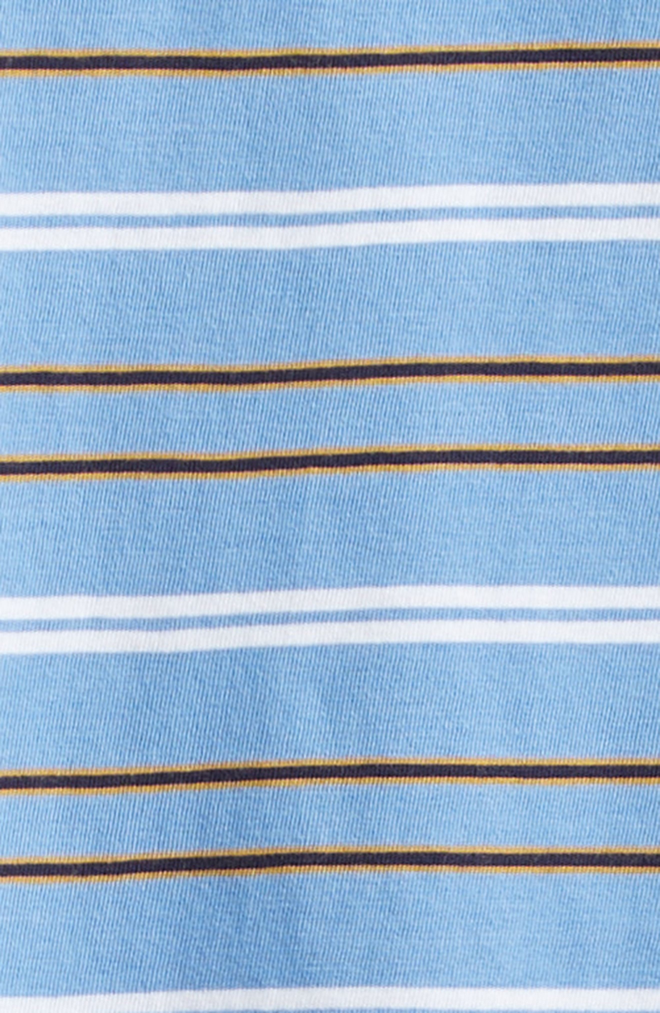 Marni Stripe Long Sleeve Cotton T-Shirt in Blue Lilac at Nordstrom - 6