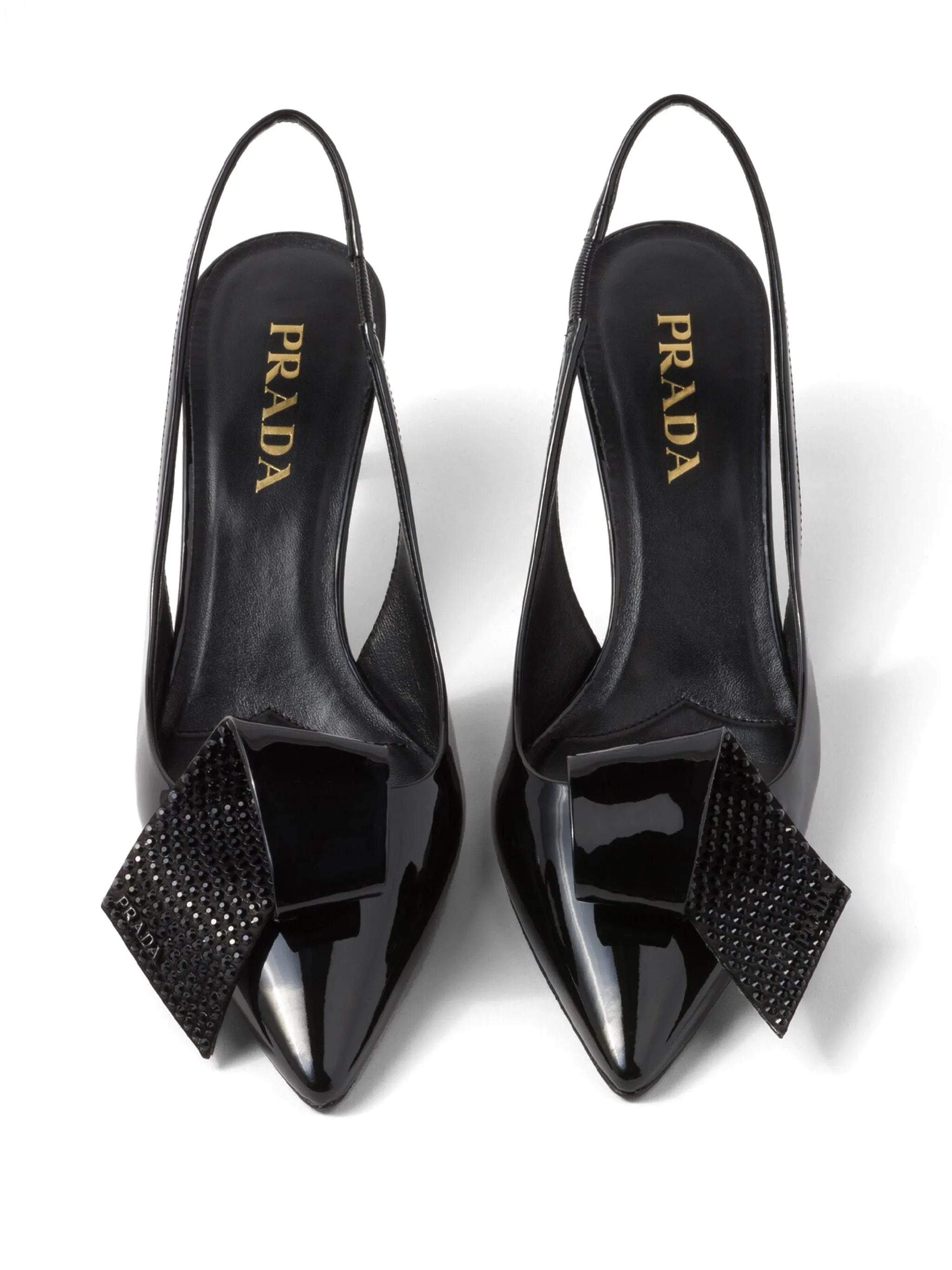 55mm Crystal-embellished Slingback Pumps - 3