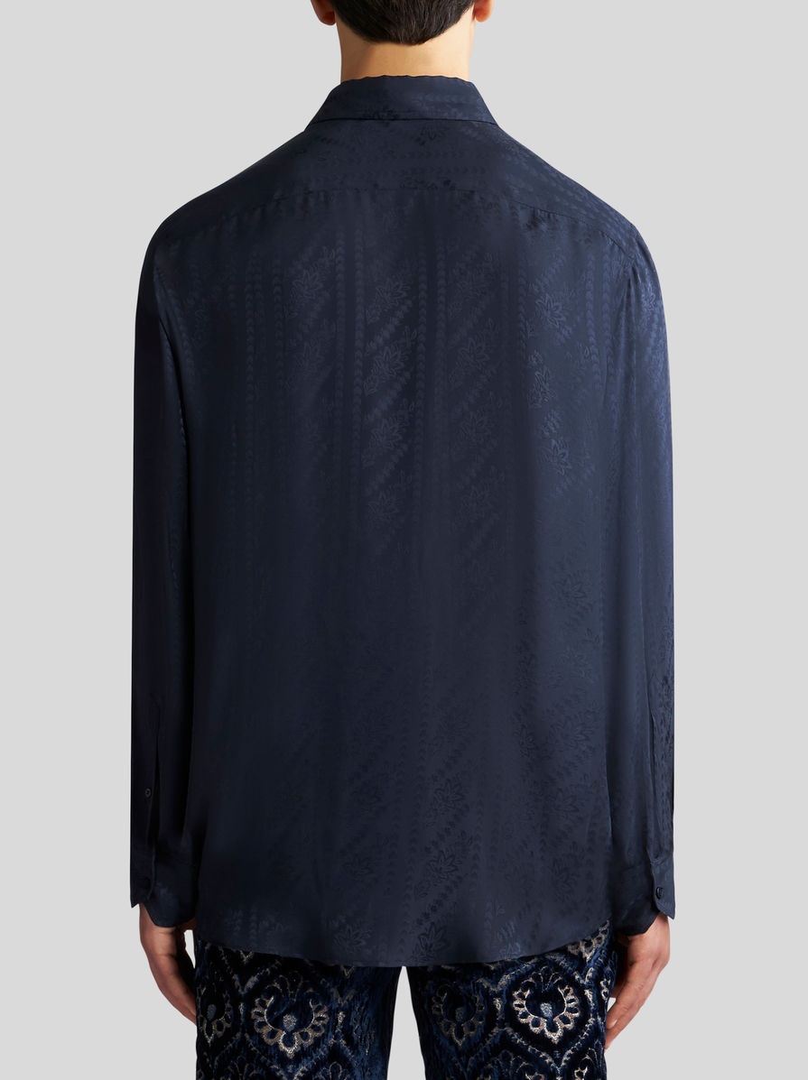 SILK JACQUARD SHIRT - 4
