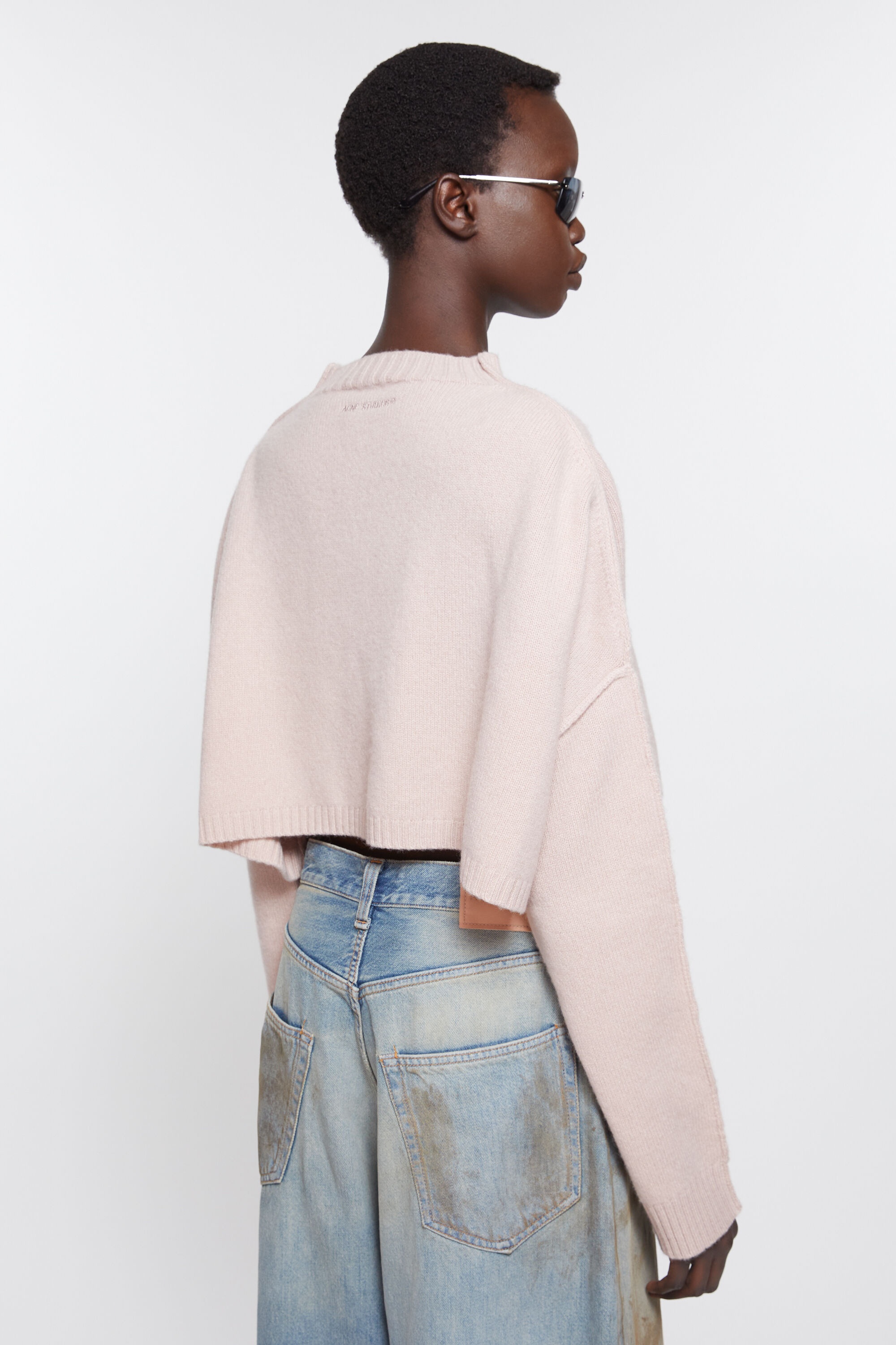 Jumper wool cashmere - Dusty pink - 3