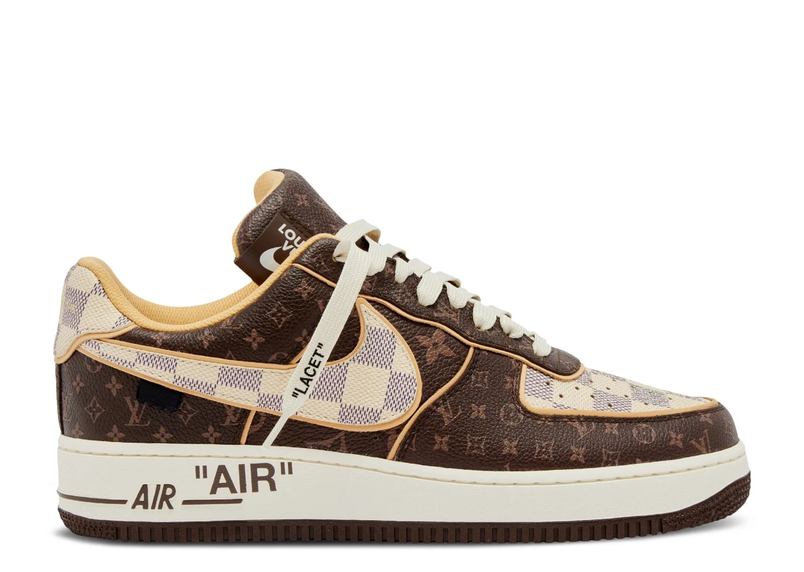LOUIS VUITTON X AIR FORCE 1 LOW 'MONOGRAM DAMIER' PILOT CASE - 1