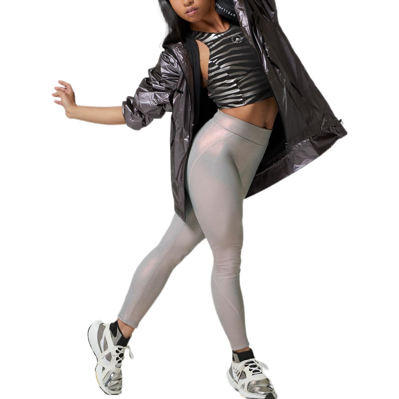 (WMNS) adidas By Stella McCartney Truepace Metallic Running Jacket Asia Sizing 'Copper' H09046 - 4