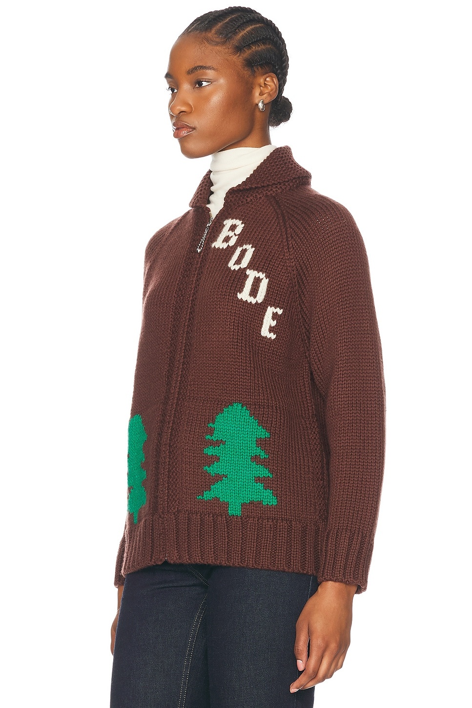 Fir Shawl Collar Cardigan - 3