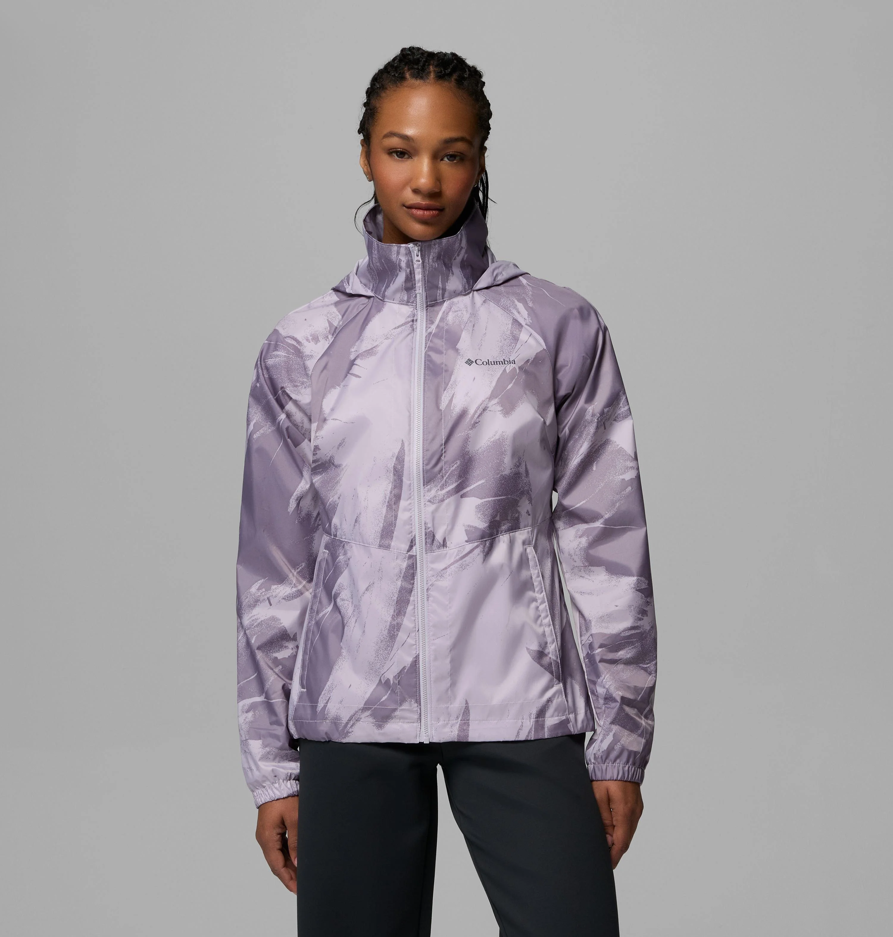 Women's Access Point Printed Rain Jacket - 1