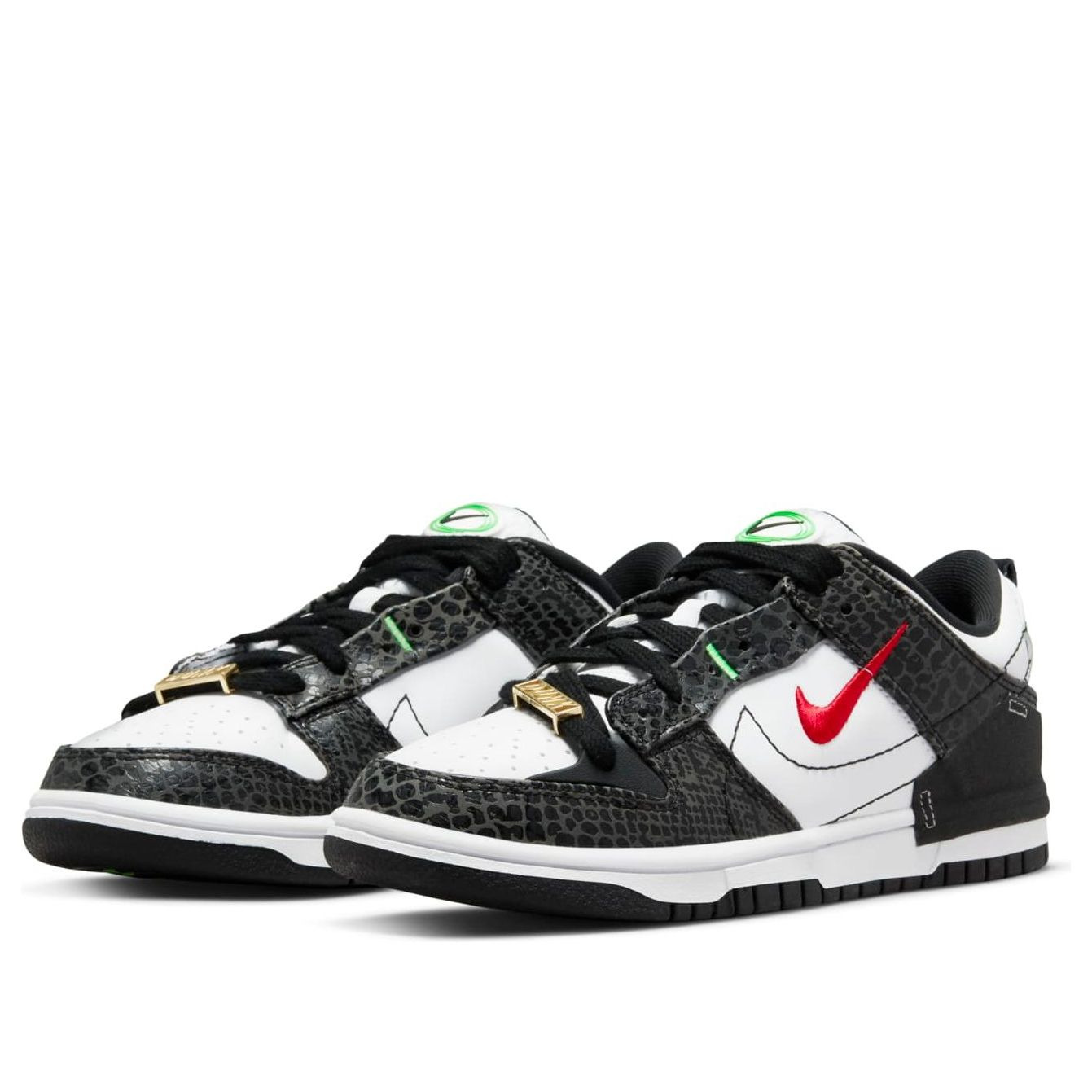 (WMNS) Nike Dunk Low Disrupt 2 'Just Do It - Black Snakeskin' DV1490-161 - 3