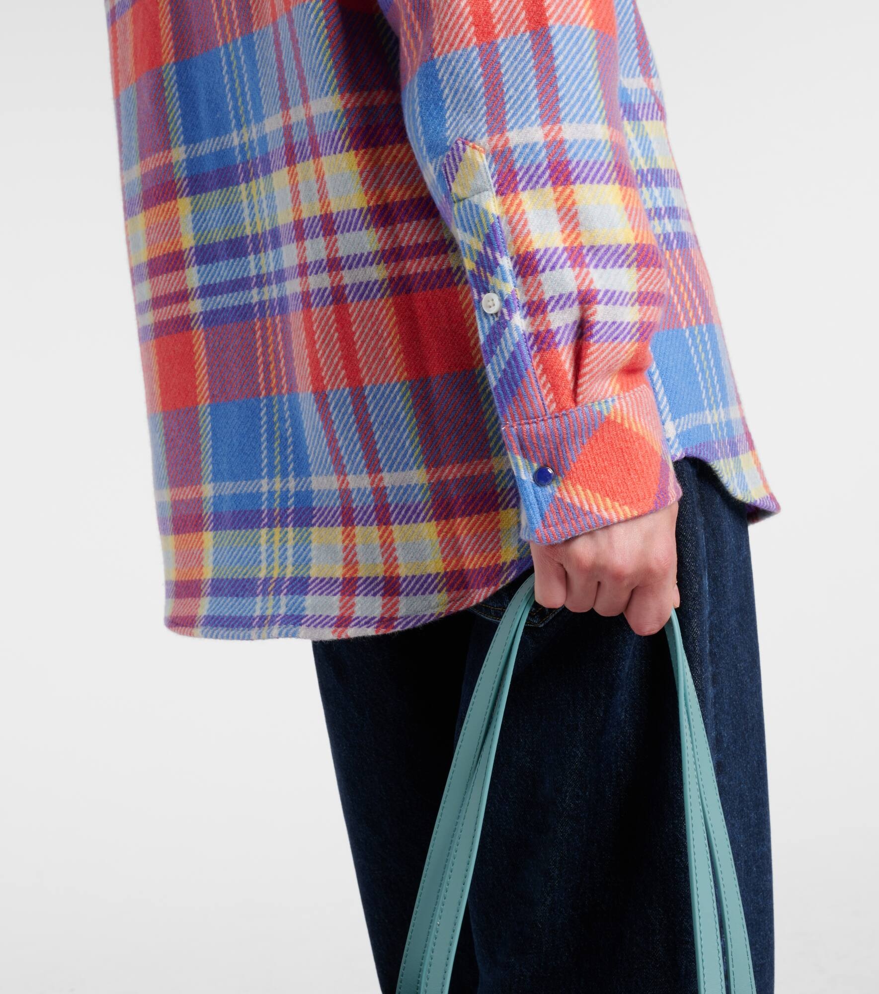Creator plaid cashmere shirt - 5