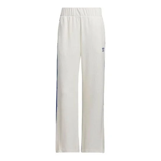 (WMNS) adidas Originals Track Pants 'White Blue' IY7121 - 1