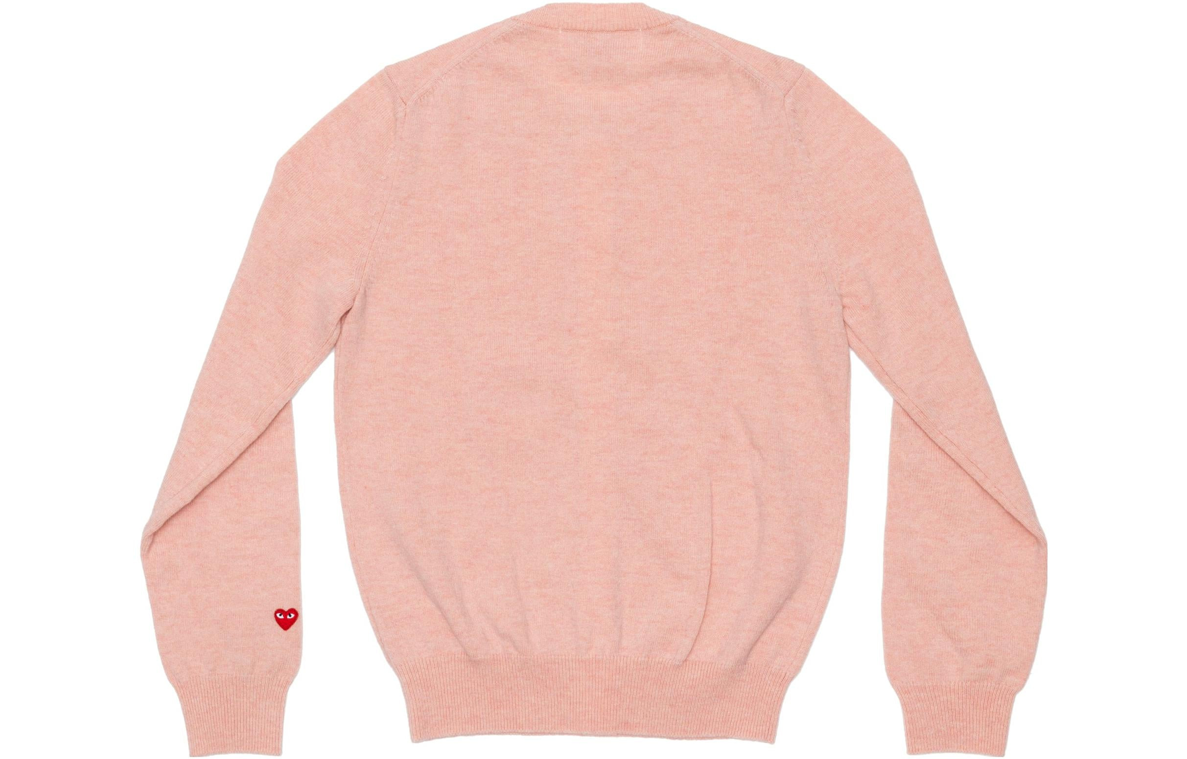 (WMNS) COMME des GARCONS PLAY Cardigan Pastel Series Sleeve Heart 'Pink' AZ-N091-051-5 - 2