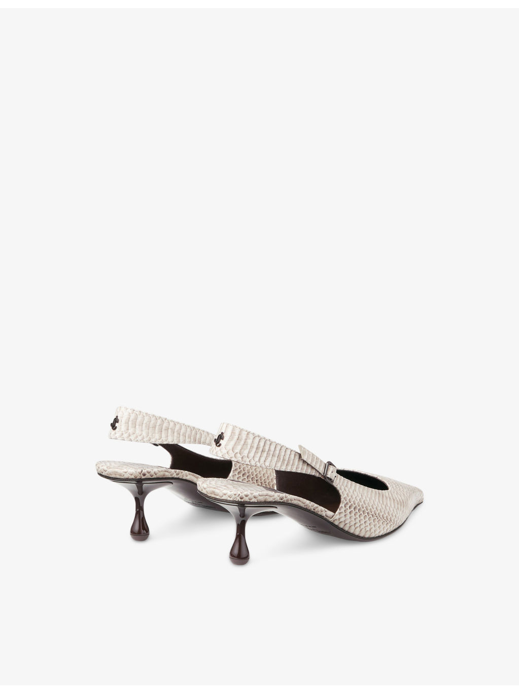 Amel 50 Slingback Leather Heeled Courts - 5