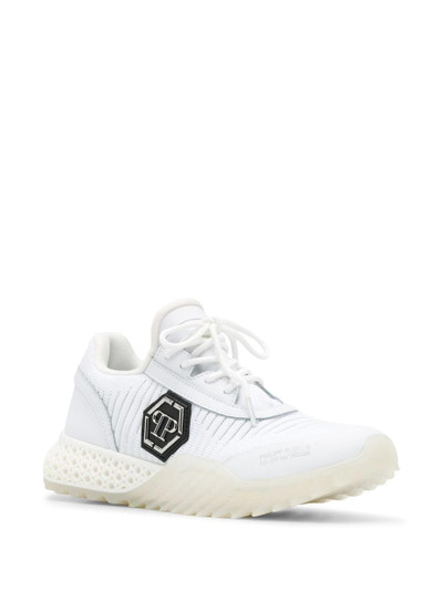 PHILIPP PLEIN Runner hexagon logo sneakers outlook