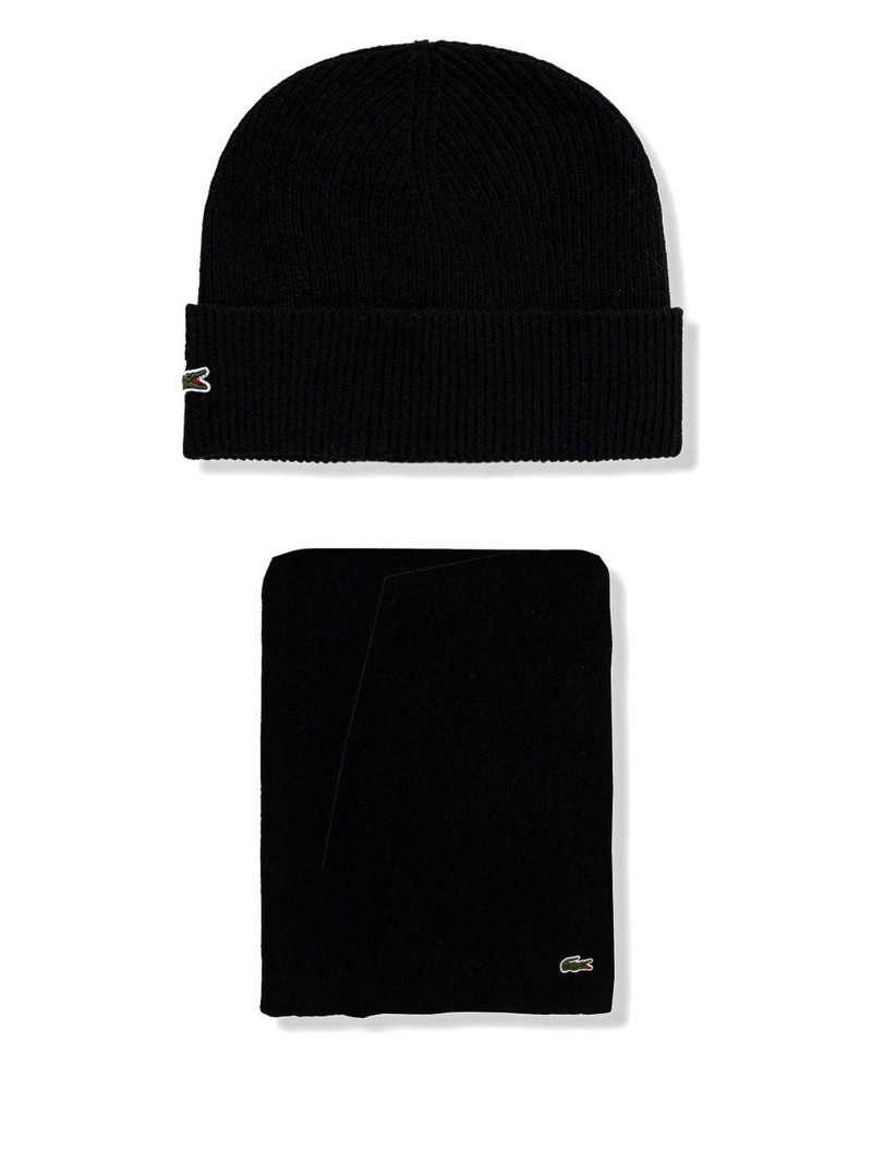 logo-appliqué beanie (set of two) 1