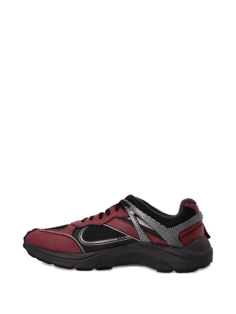lace-up panelled sneakers 3