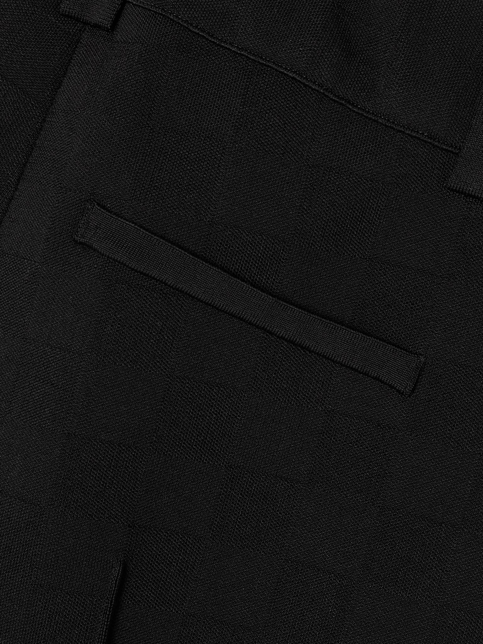 NSFW Jules checked jacquard-knit slim-leg pants Black - 5