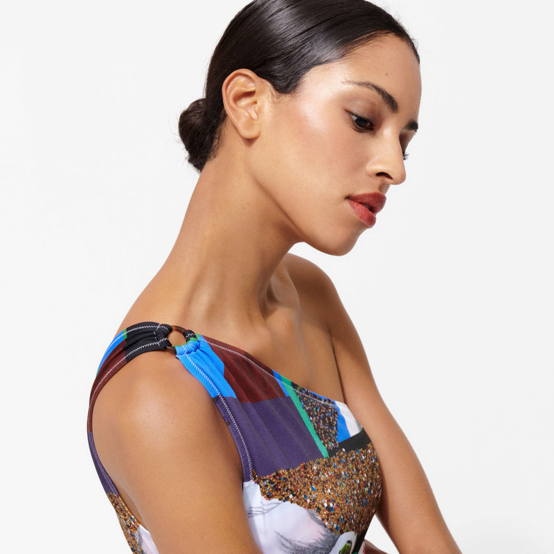 Women One-piece asymmetric swimsuit Séduction - Vilebrequin x Deux femmes noires 5