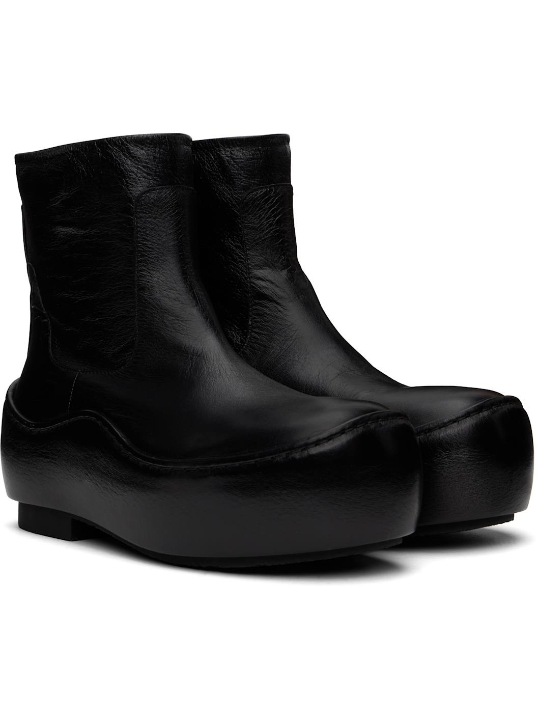 Black Ankle Boots - 4