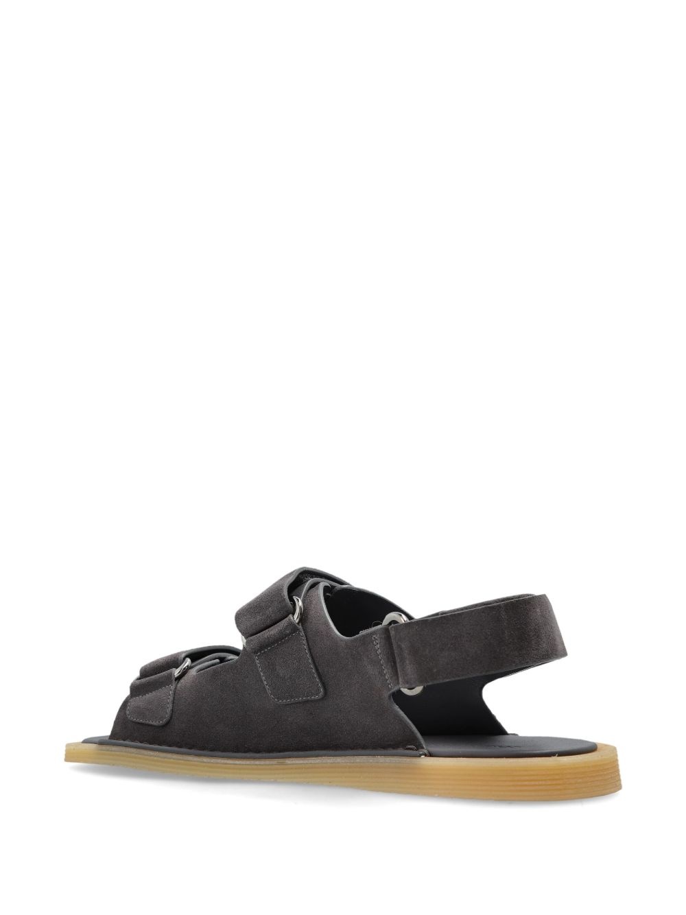 touch-strap leather sandals - 3