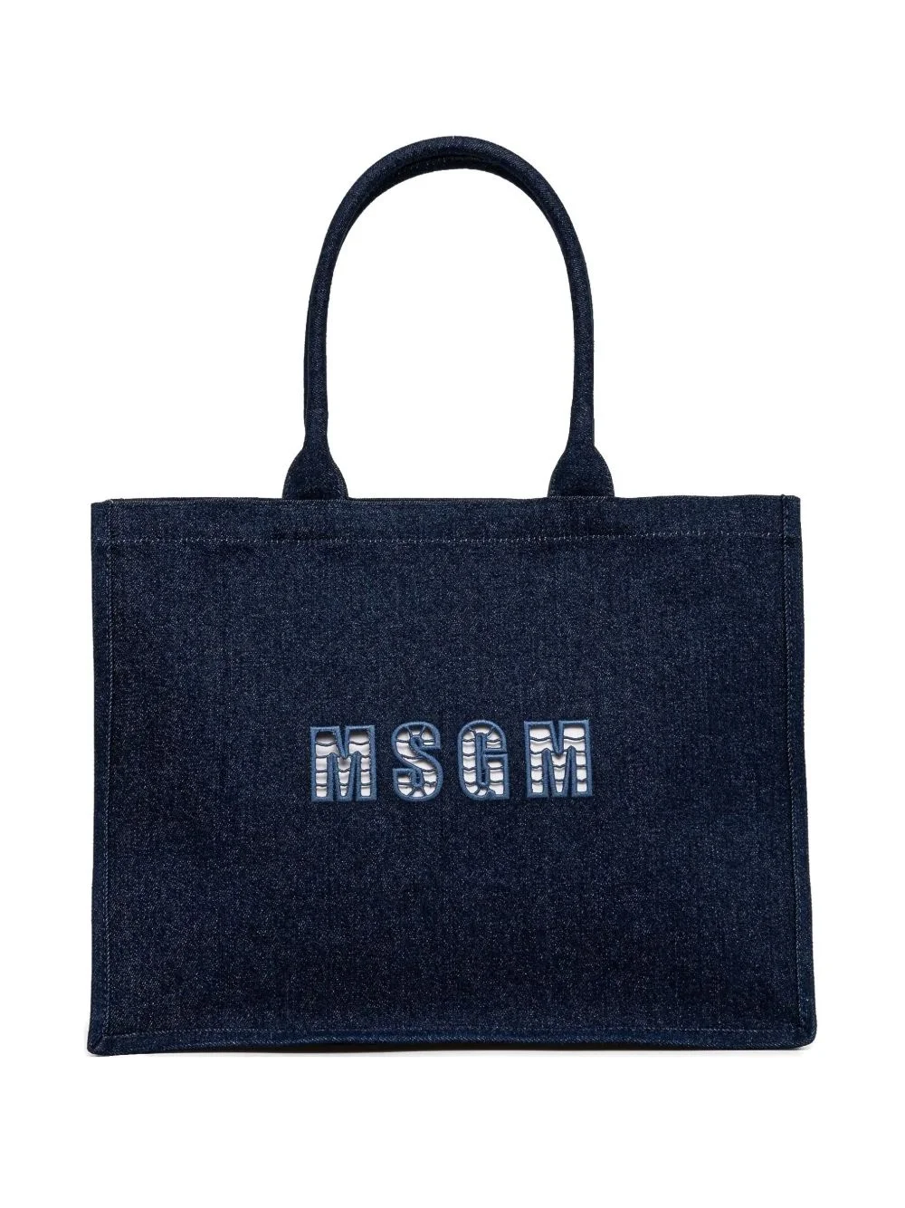 logo-appliqué tote bag - 1