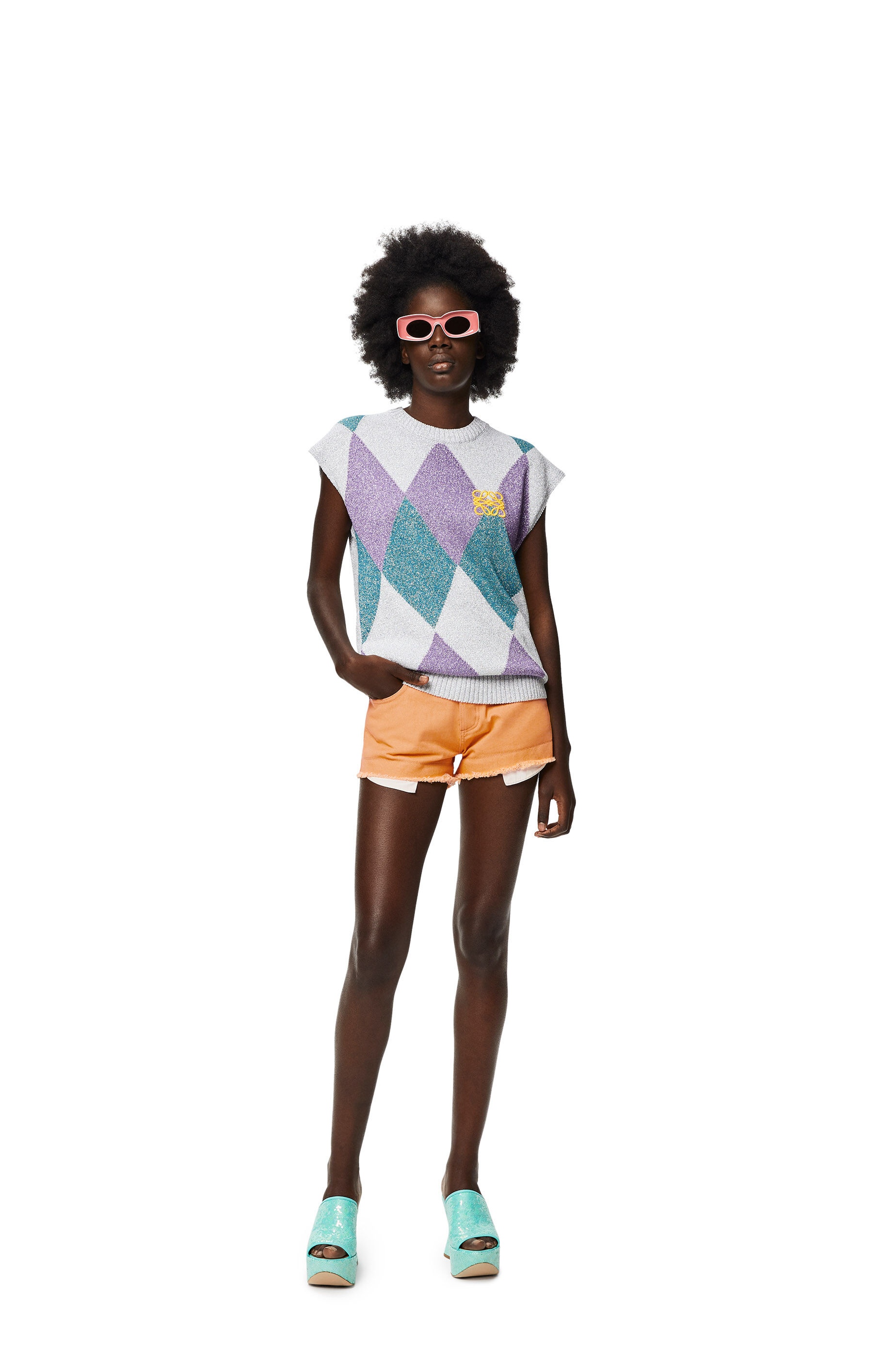 Anagram lurex vest in viscose - 2