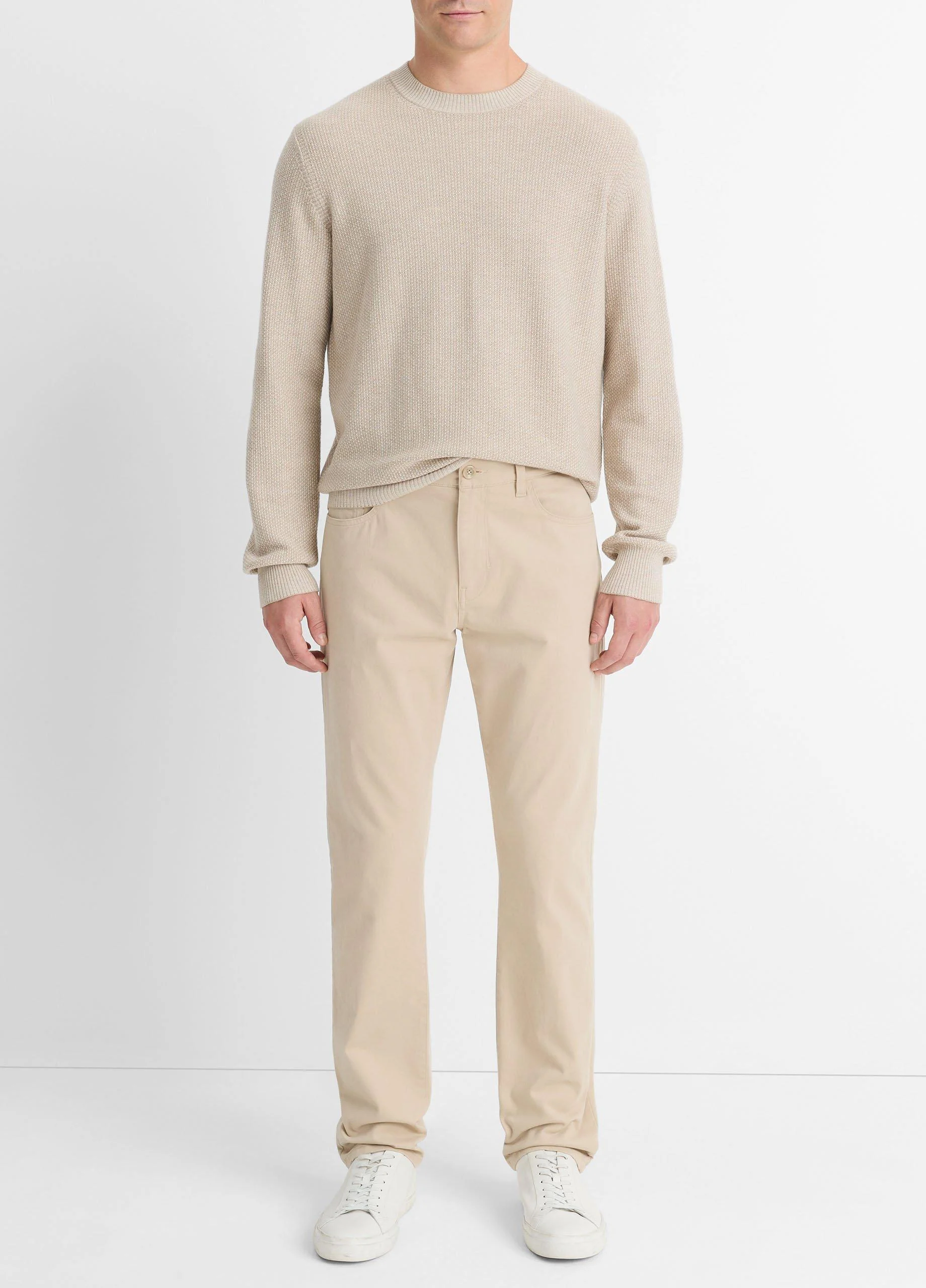 Dylan Slim 5-Pocket Peached Stretch-Cotton Pant - 1