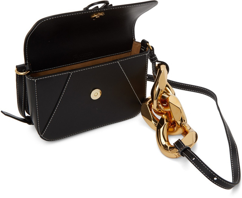 Black Midi Chain Anchor Bag 5