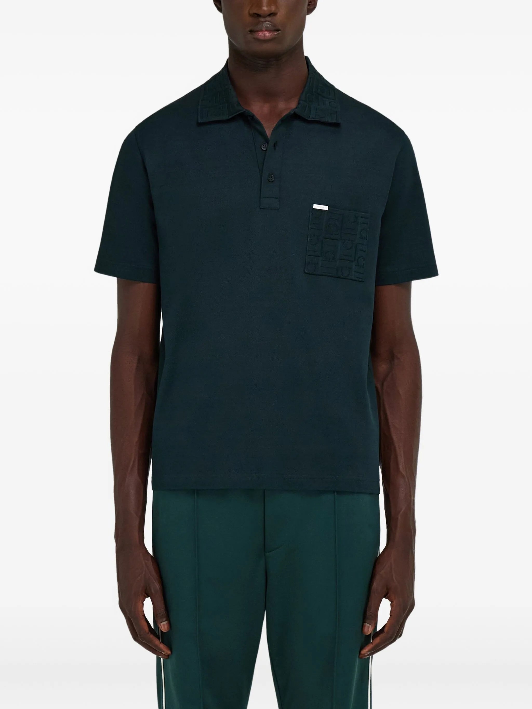 Ferragamo V-neck Polo Shirt - 5
