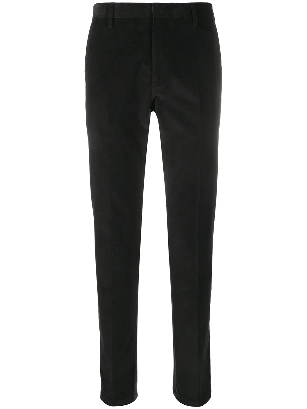 fitted corduroy trousers - 1