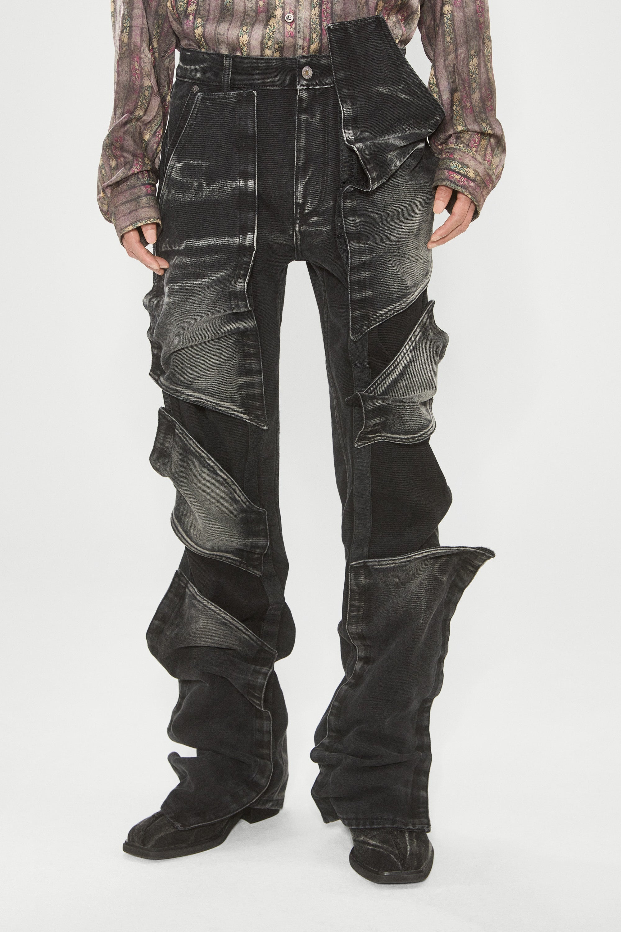 Velcro Multi Panel Jeans - 3