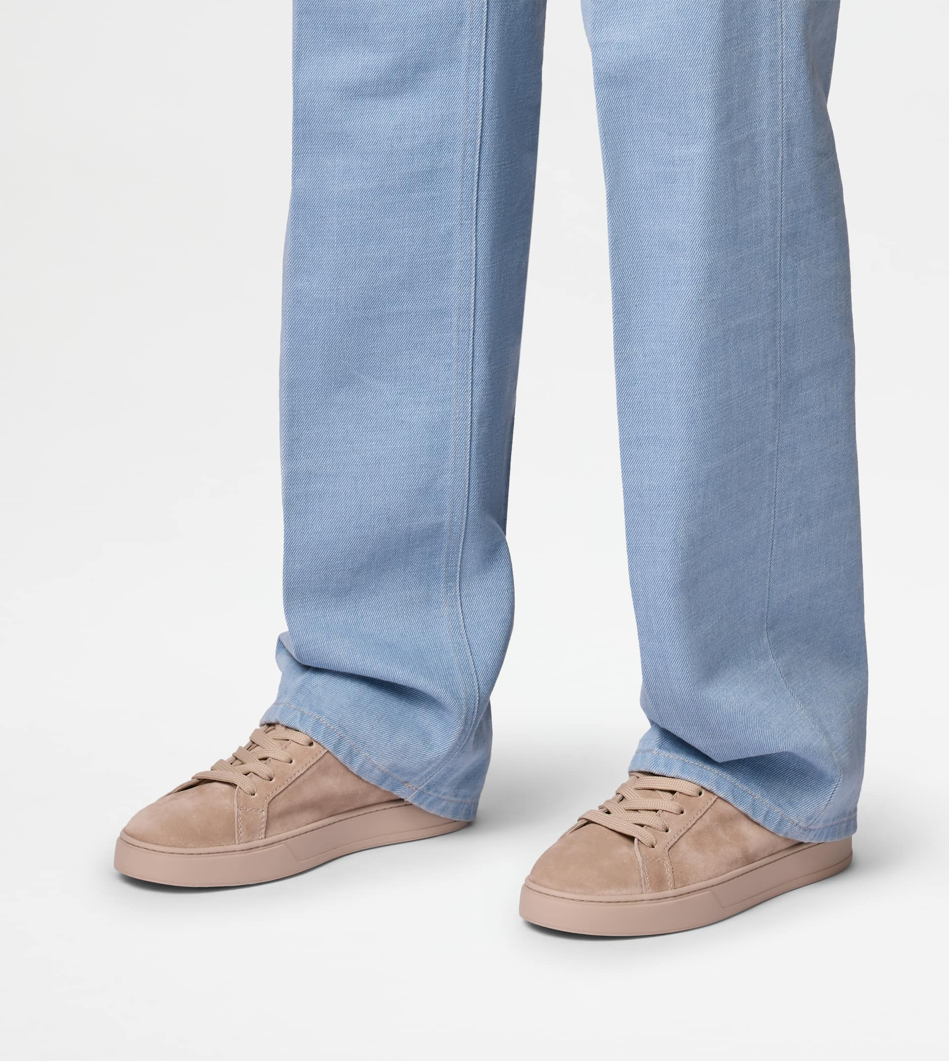 SNEAKERS IN SUEDE - PINK - 7