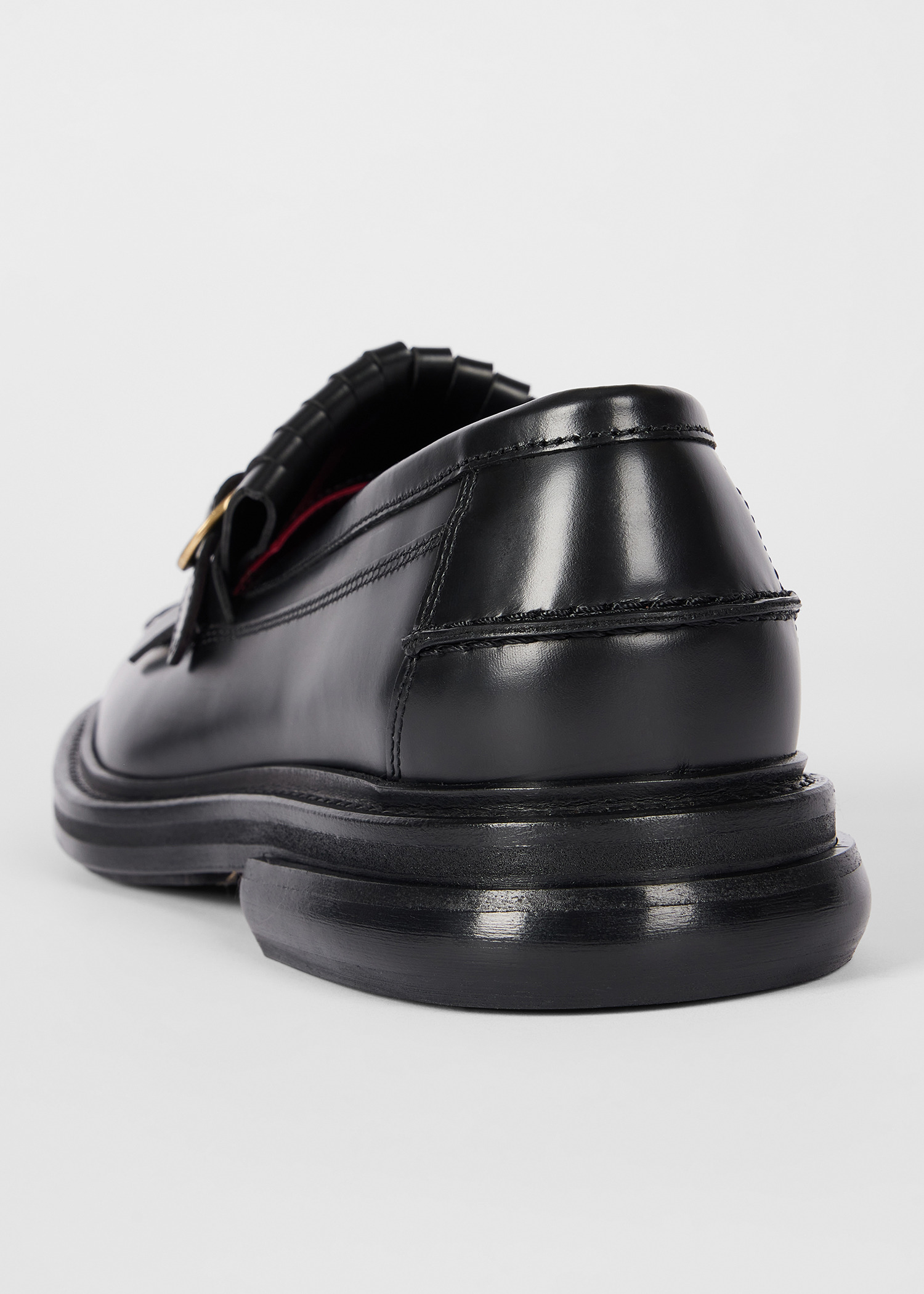 Women's 'Belinho' Black Leather Loafers - 3