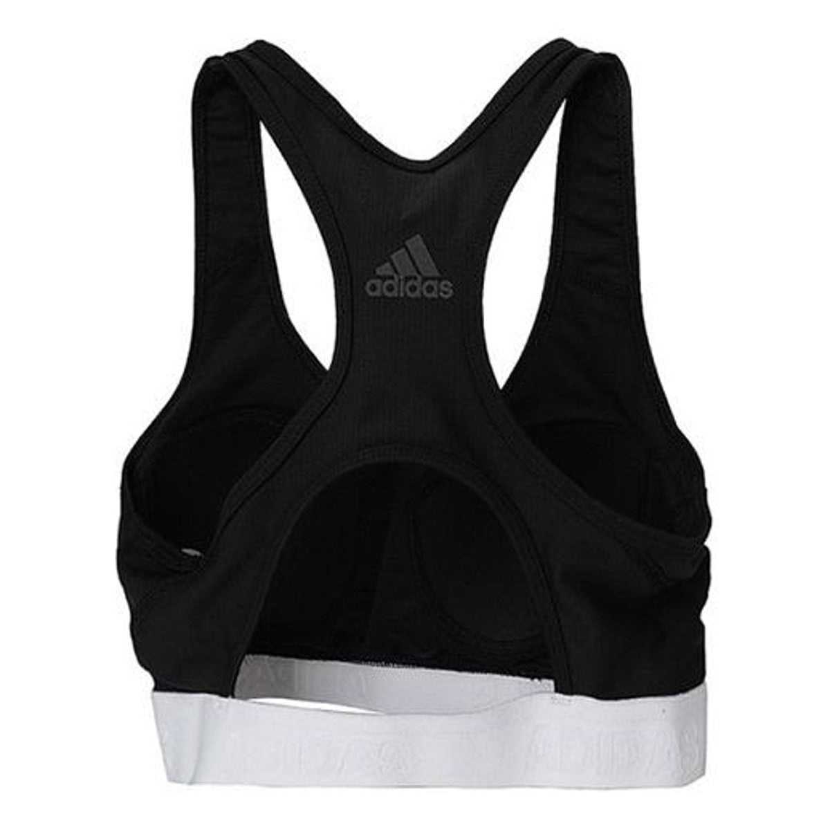 (WMNS) adidas Don't Rest Alphaskin Bra 'Black Grey White' DH4446 - 2