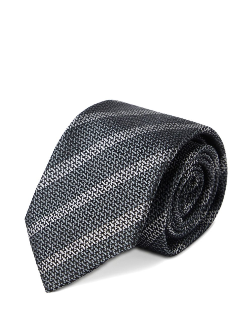 striped silk tie - 2