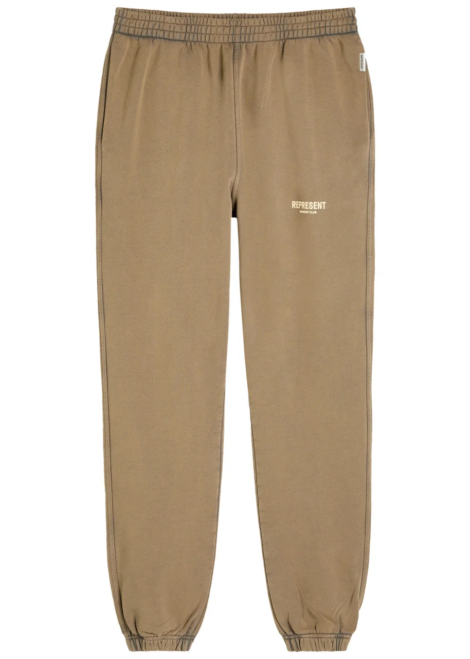 Represent Owners Club Logo-print Cotton Sweatpants - 1