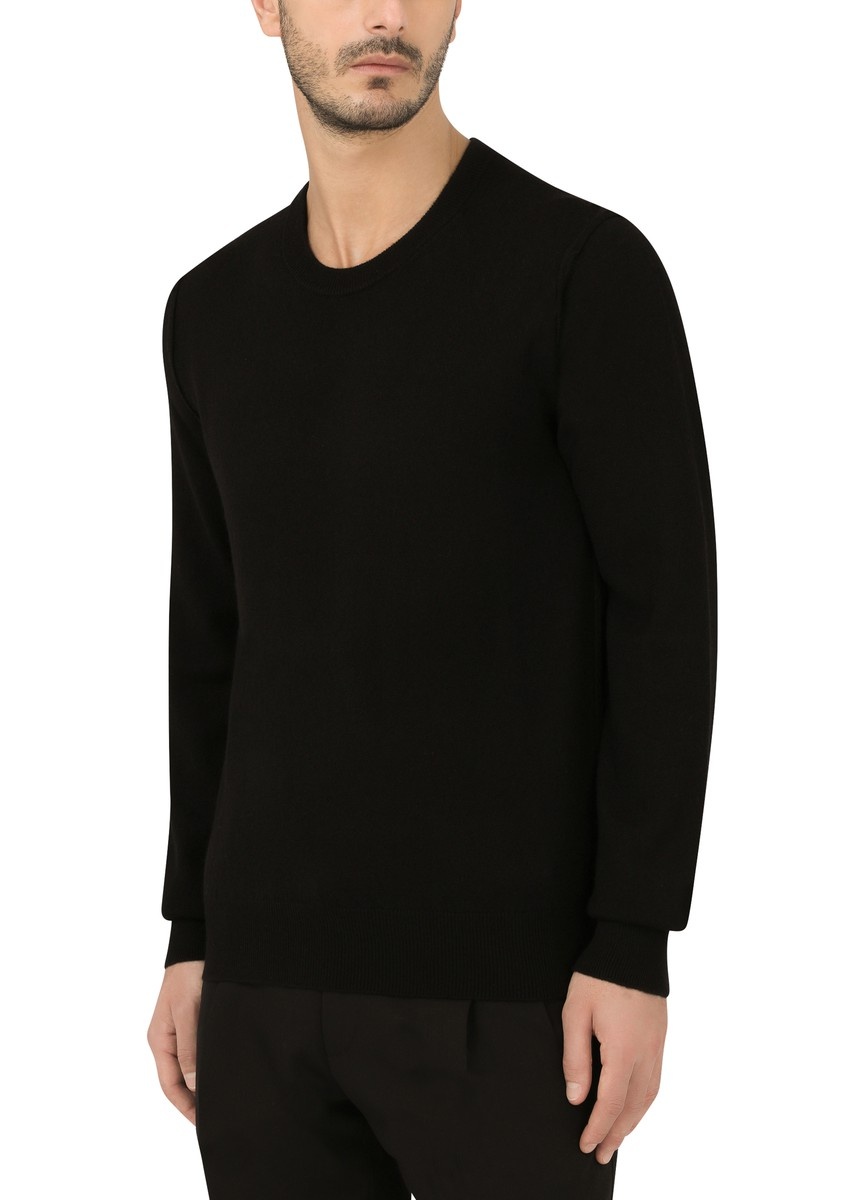 Cashmere round-neck sweater - 3