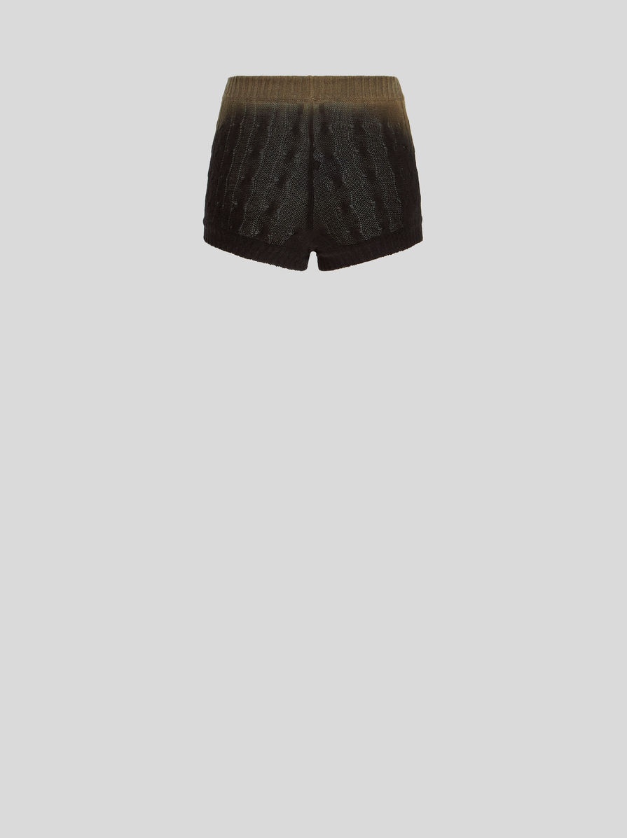 COLOUR SHADED WOOL JERSEY CULOTTES - 5