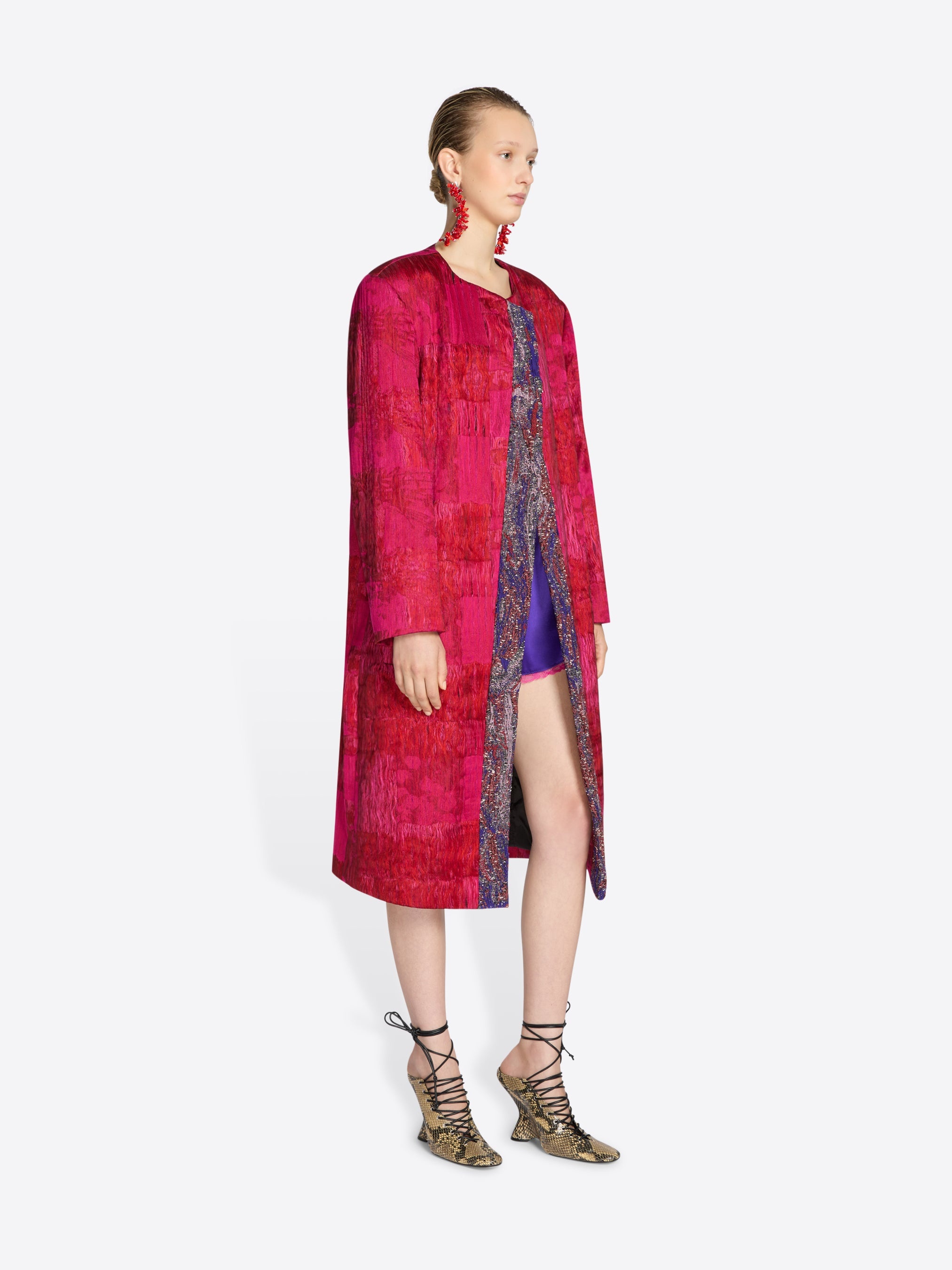 JACQUARD COAT - 3