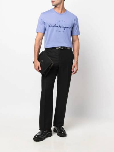 Salvatore Ferragamo logo-print short-sleeve T-shirt outlook