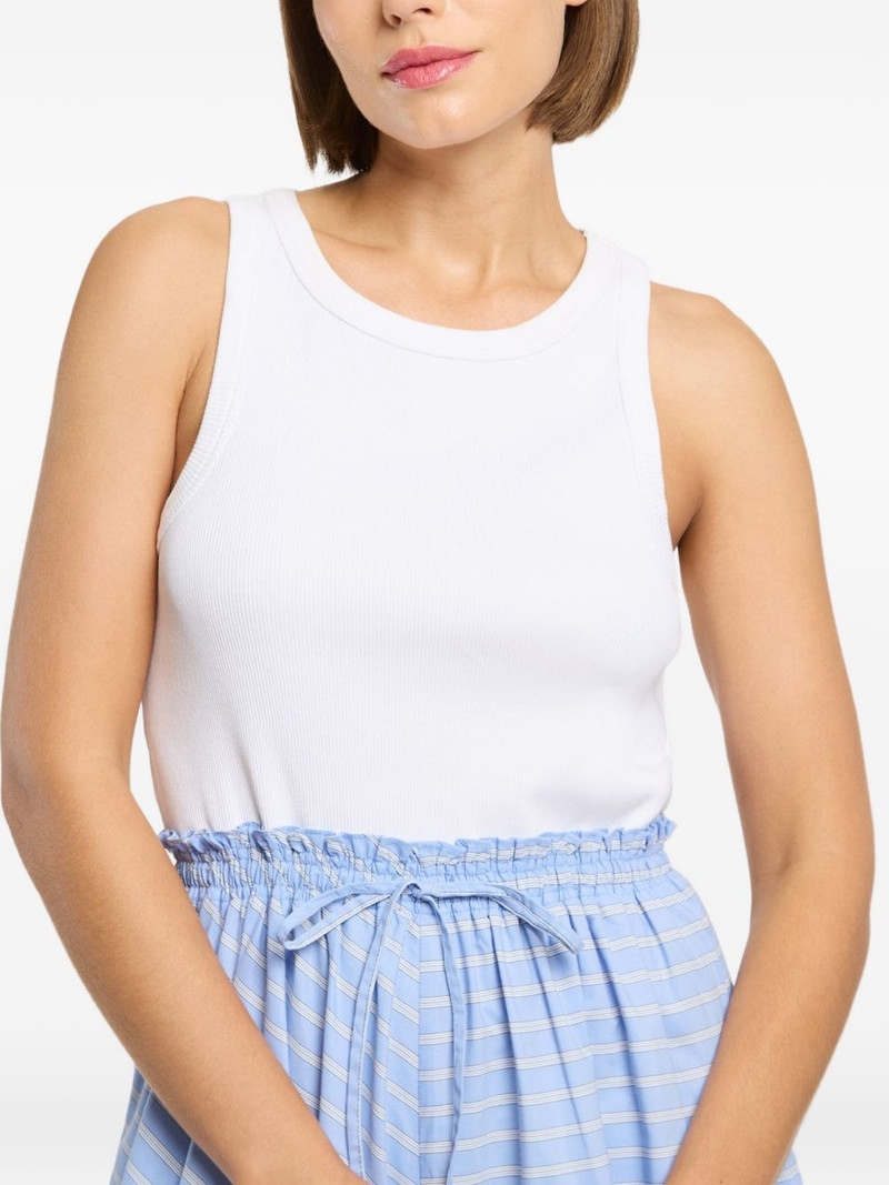 Robyn striped ruffled midi dress 5