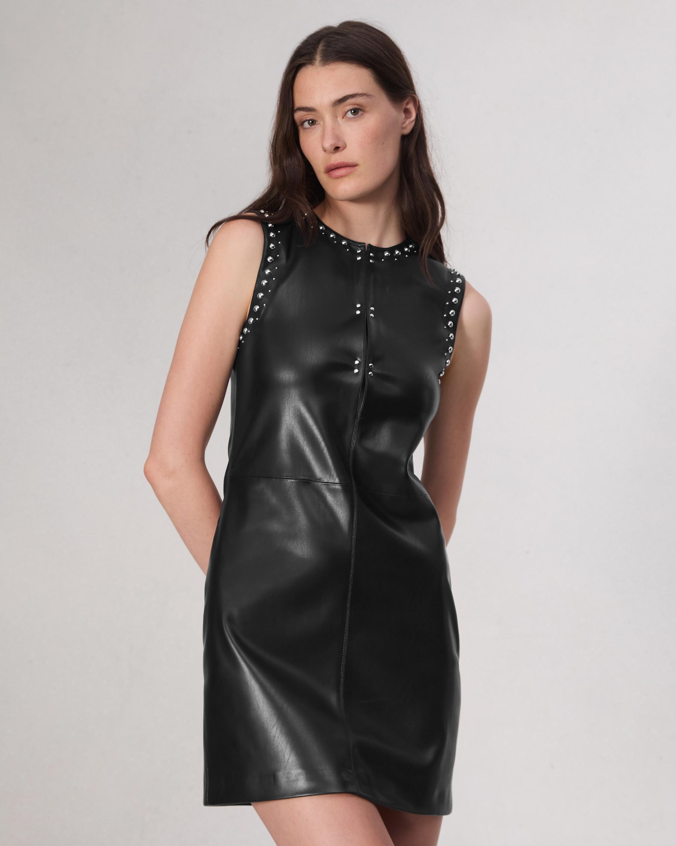 Brigette Faux Leather Dress - 2