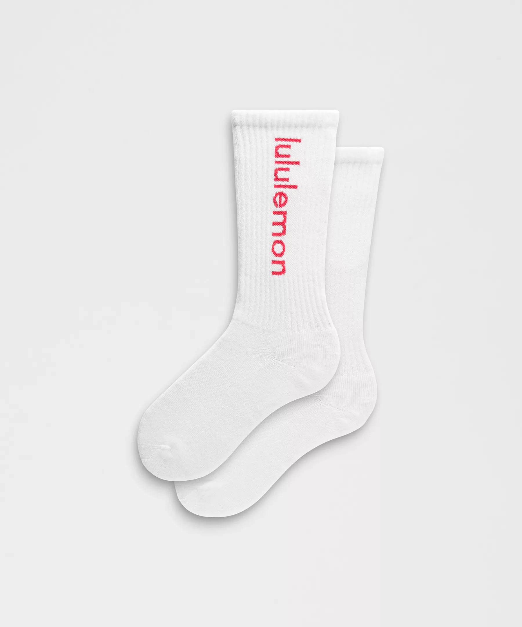 Unisex Daily Essential Crew Socks *Wordmark - 1