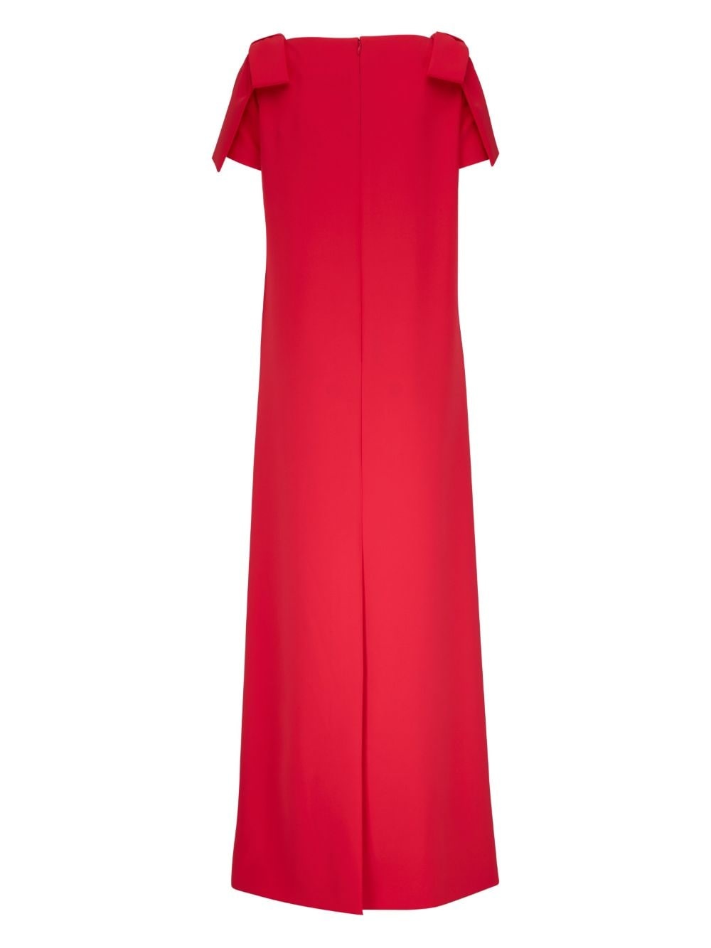bow-detail long dress - 2