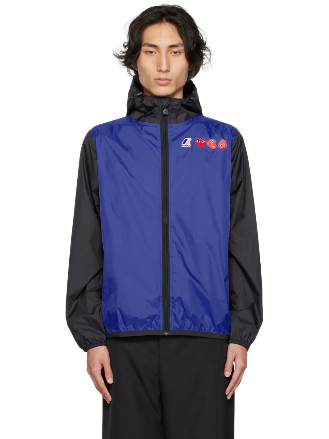 Blue & Black K-Way Edition Claude Jacket - 1