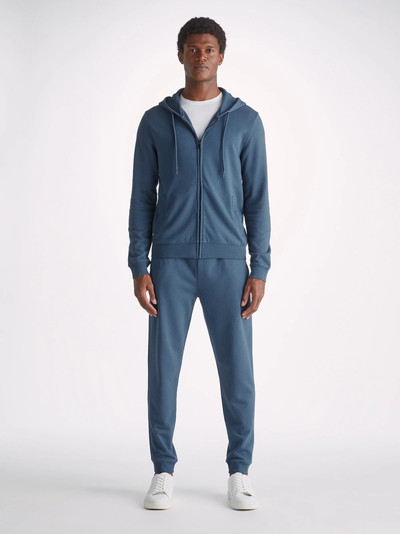 Derek Rose Men's Hoodie Quinn Cotton Modal Denim outlook