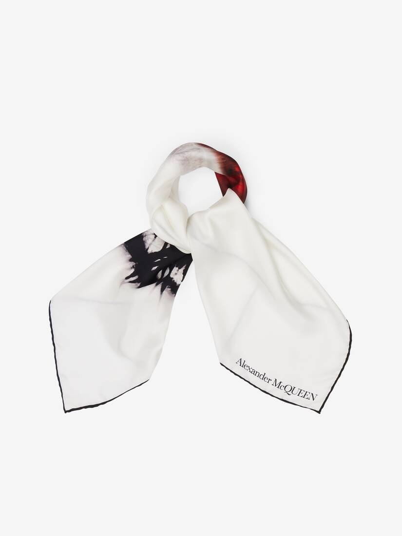 Women's Iris Foulard in Ivory/amber - 2