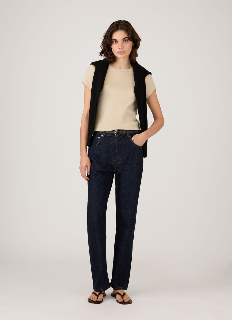 Sunspel Ribbed T‑shirt outlook