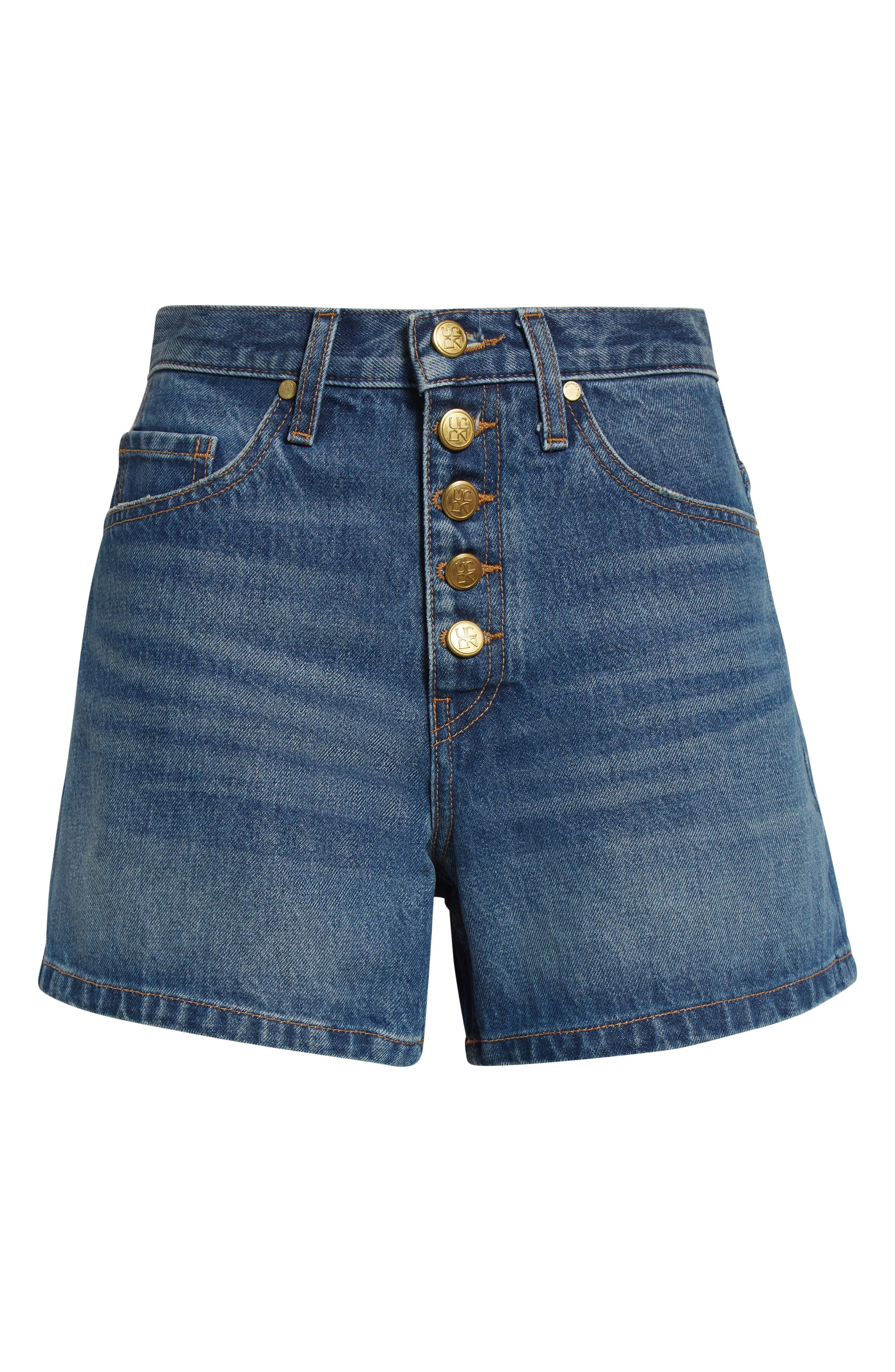 Ulla Johnson The Greta Denim Shorts in Danube at Nordstrom - 6