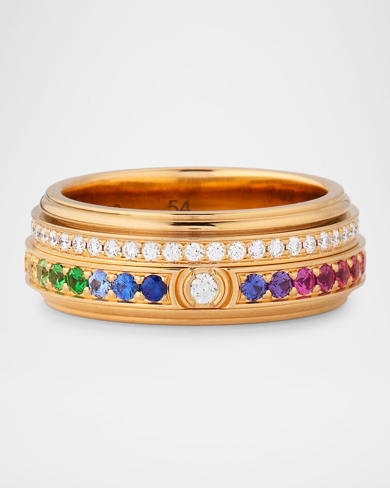 Possession 18K Rose Gold Multi Stone Ring 1