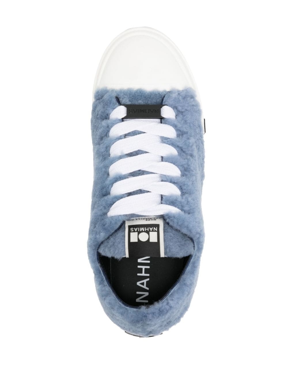 Five-O logo-patch sneakers - 4