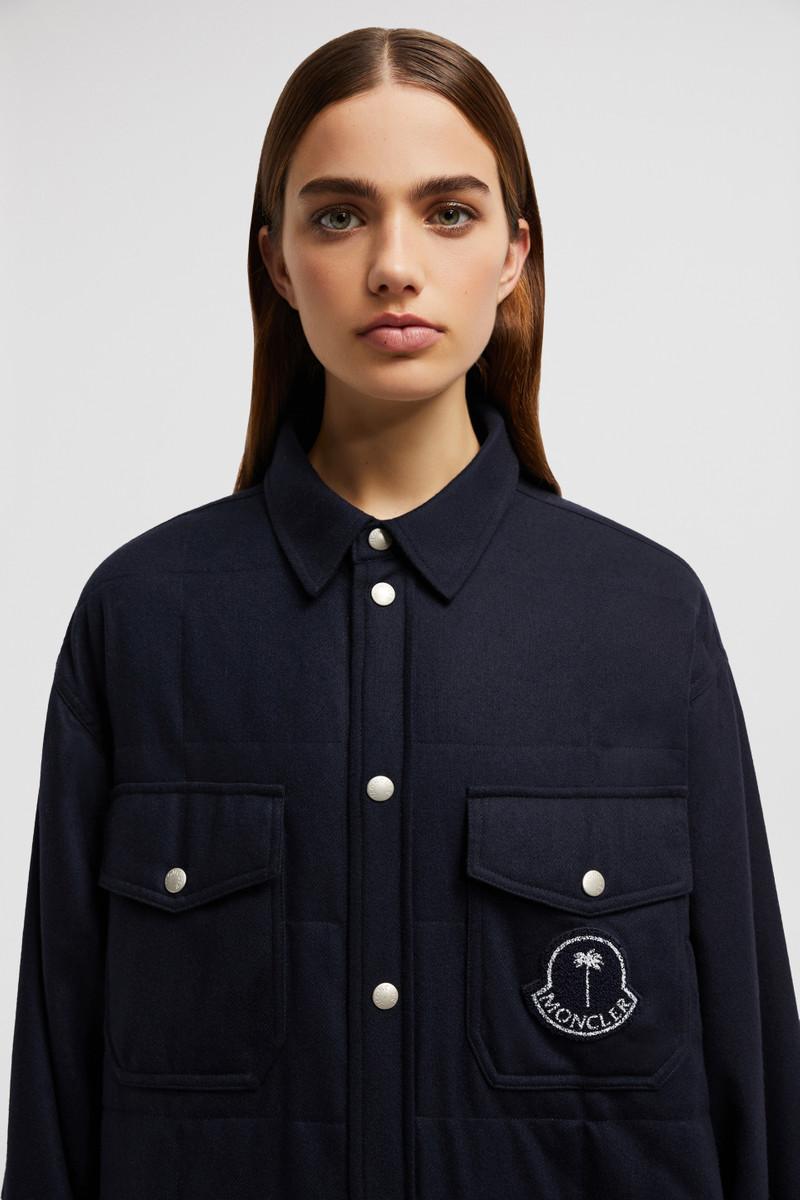 Moncler x Palm Angels Wool Flannel Shirt 9